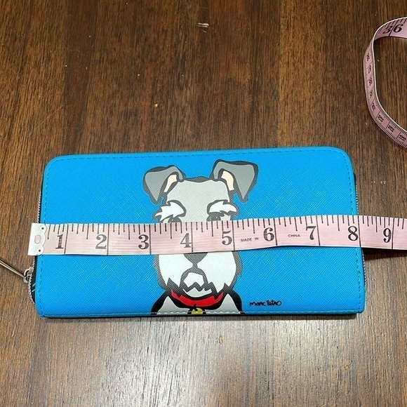Marc Tetro Scotty Schnauzer blue wallet - Picture 7 of 9